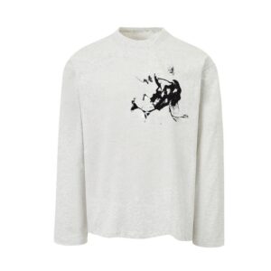 Punk Art Print Minimal Long Sleeve