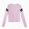 Stylish Pink Slim Casual Long Sleeve