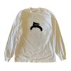 Oversize Cat Print Casual Long Sleeve